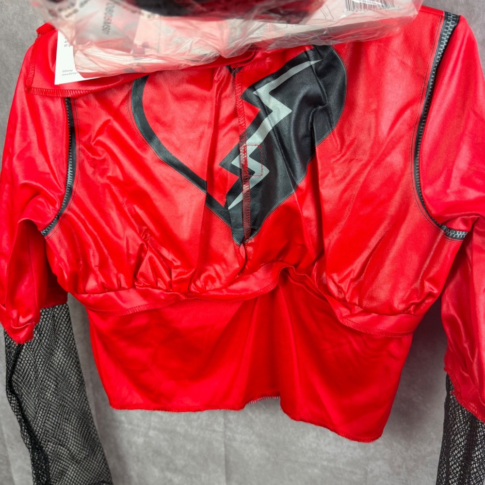 Disney Descendants Rise of Red Deluxe Costume Red Girl Med 7-8 Disguise 166099K - Picture 11 of 14
